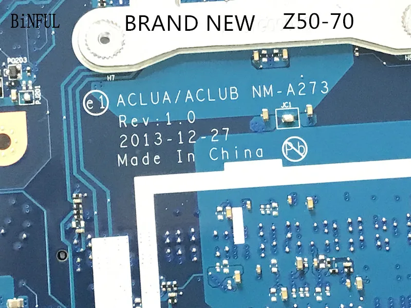 Быстрая доставка. Совершенно новая ACLUA / ACLUB NM A273 Z50 70 материнская плата для LENOVO