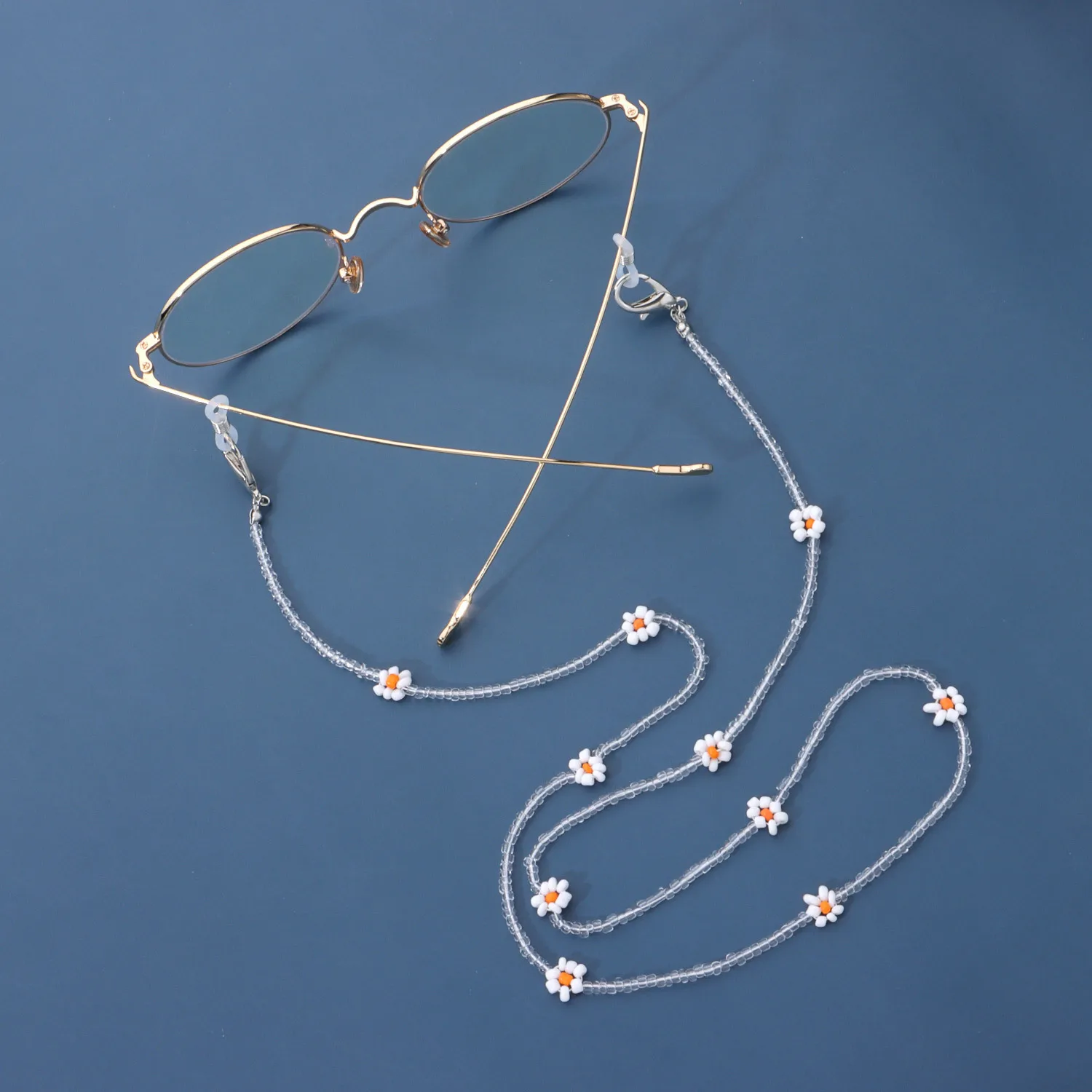 New Product Colorful Flower Bead Glasses Chain Fashion Daisy Flower Anti-lost Mask Chain Girls Women
New Product Colorful Flower Bead Glasses Chain Fashion Daisy Flower Anti-lost Mask Chain Girls Women