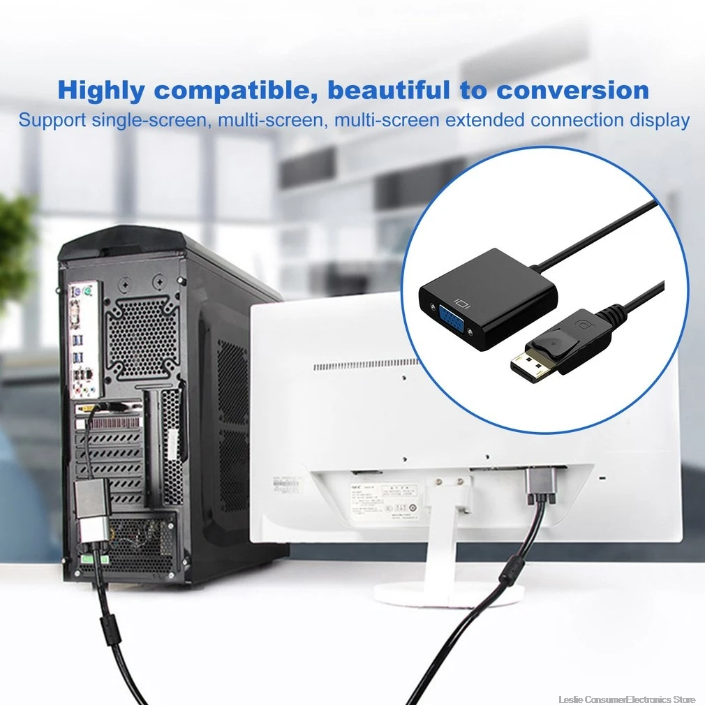 DP Display Port Male to VGA Female Converter Adapter Cable For PC Laptop VGA Adapter Cable Converter 2020 dropshipping center
DP Display Port Male to VGA Female Converter Adapter Cable For PC Laptop VGA Adapter Cable Converter 2020 dropshipping center