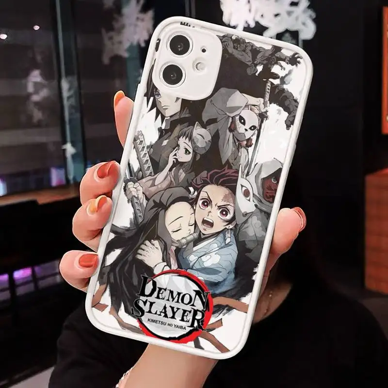 Anime Demon Slayer Comics Phone Case Matte Transparent for iPhone 7 8 11 12 s mini pro X XS XR MAX Plus cover funda
Anime Demon Slayer Comics Phone Case Matte Transparent for iPhone 7 8 11 12 s mini pro X XS XR MAX Plus cover funda