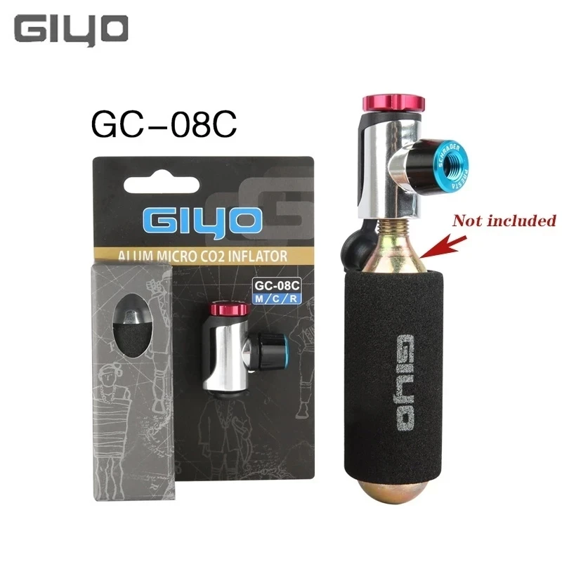 GIYO CO2 Inflator Schrader Presta Bicycle Pumps Aluminum Tire Tube Mini MTB Pump No CO2 Cartridge Cycling Repair Accessories
GIYO CO2 Inflator Schrader Presta Bicycle Pumps Aluminum Tire Tube Mini MTB Pump No CO2 Cartridge Cycling Repair Accessories