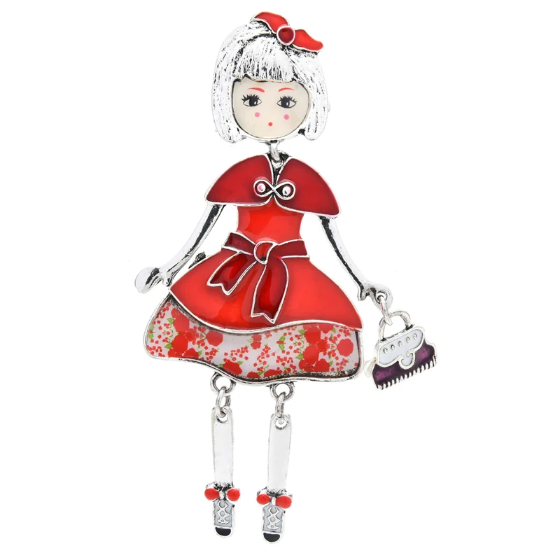 Wuli&baby Enamel Wear Dress Take Bag Girl Brooches For Women 4-color Beauty Lady Office Party Brooch Pin Gifts
Wuli&baby Enamel Wear Dress Take Bag Girl Brooches For Women 4-color Beauty Lady Office Party Brooch Pin Gifts