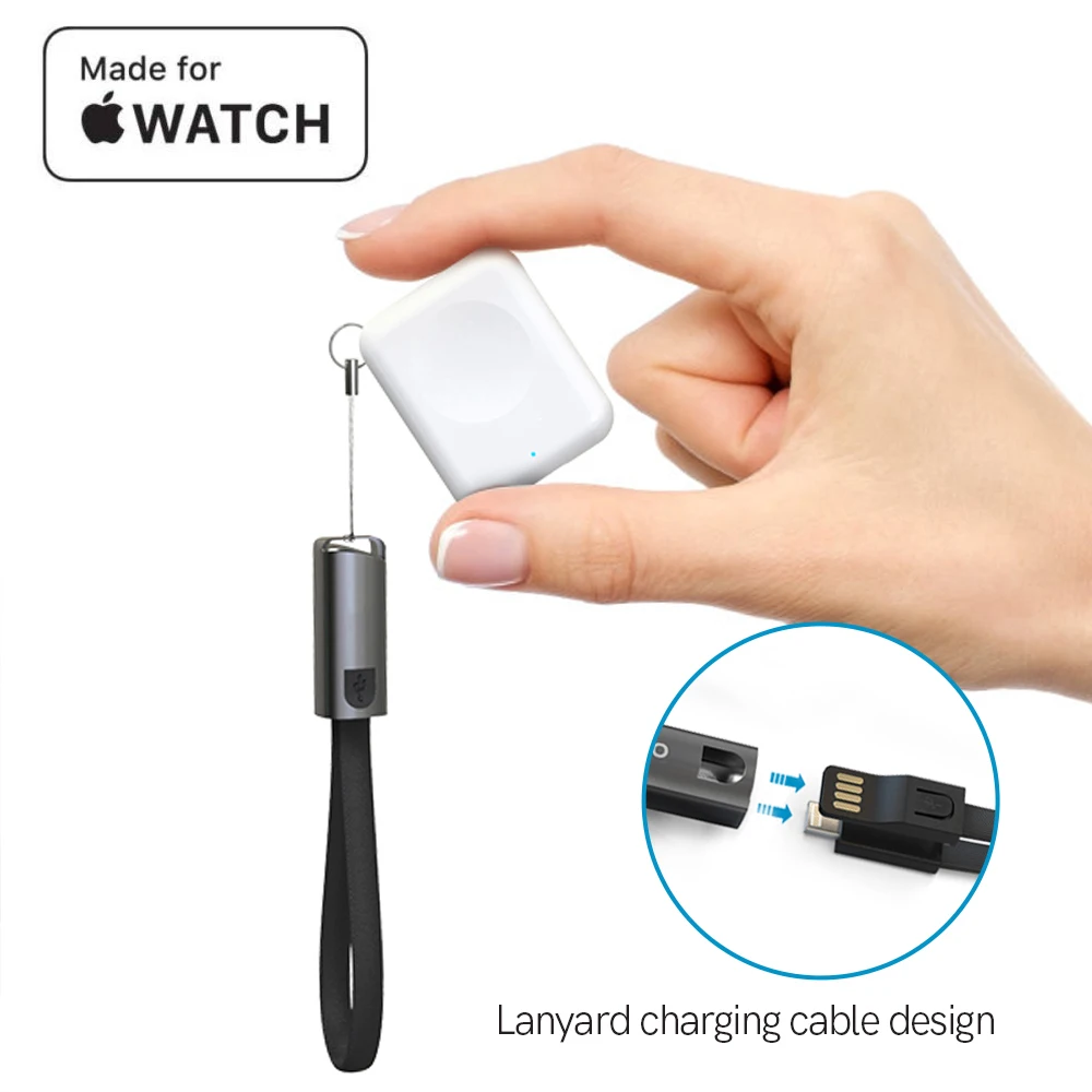 Mini Travel Portable Wireless Magnetic Charger (Without Battery) Key Pendant Design For Apple 12345 Watch Fast Charging Dock
Mini Travel Portable Wireless Magnetic Charger (Without Battery) Key Pendant Design For Apple 12345 Watch Fast Charging Dock