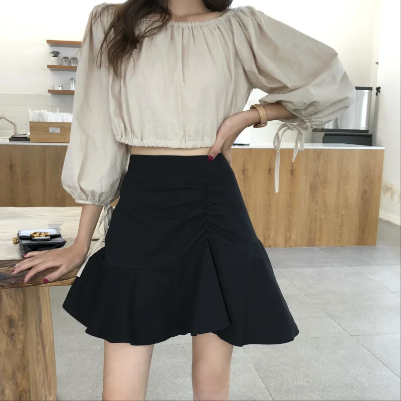 Fishtail Skirt Women's Autumn 2020 High Waist A- line Skirt Woman Skirts Mujer Faldas Saias Mulher
Fishtail Skirt Women's Autumn 2020 High Waist A- line Skirt Woman Skirts Mujer Faldas Saias Mulher