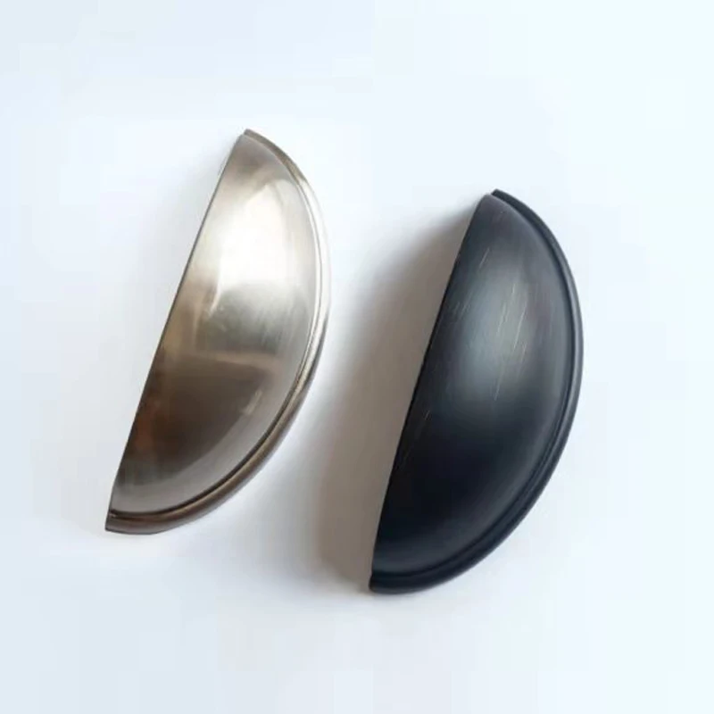 Satin Nickel Cabinet Hardware Bin Cup Drawer Handle Pull - 3" Inch (76mm) Hole Centers - 10 Pack 
Satin Nickel Cabinet Hardware Bin Cup Drawer Handle Pull - 3" Inch (76mm) Hole Centers - 10 Pack