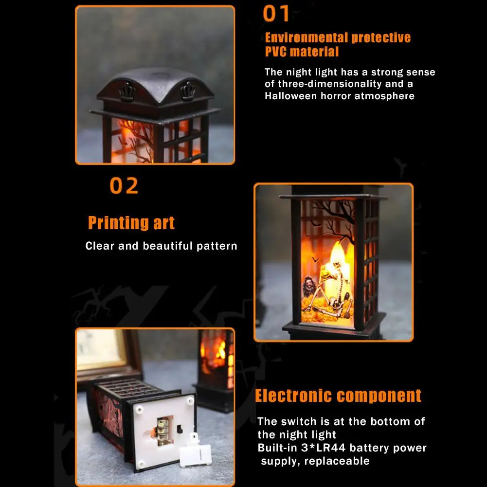 Halloween Witch Lantern Retro LED Candle Tea Light Home Party Decoration Night Lamp Ghost Hand Desk Light
Halloween Witch Lantern Retro LED Candle Tea Light Home Party Decoration Night Lamp Ghost Hand Desk Light