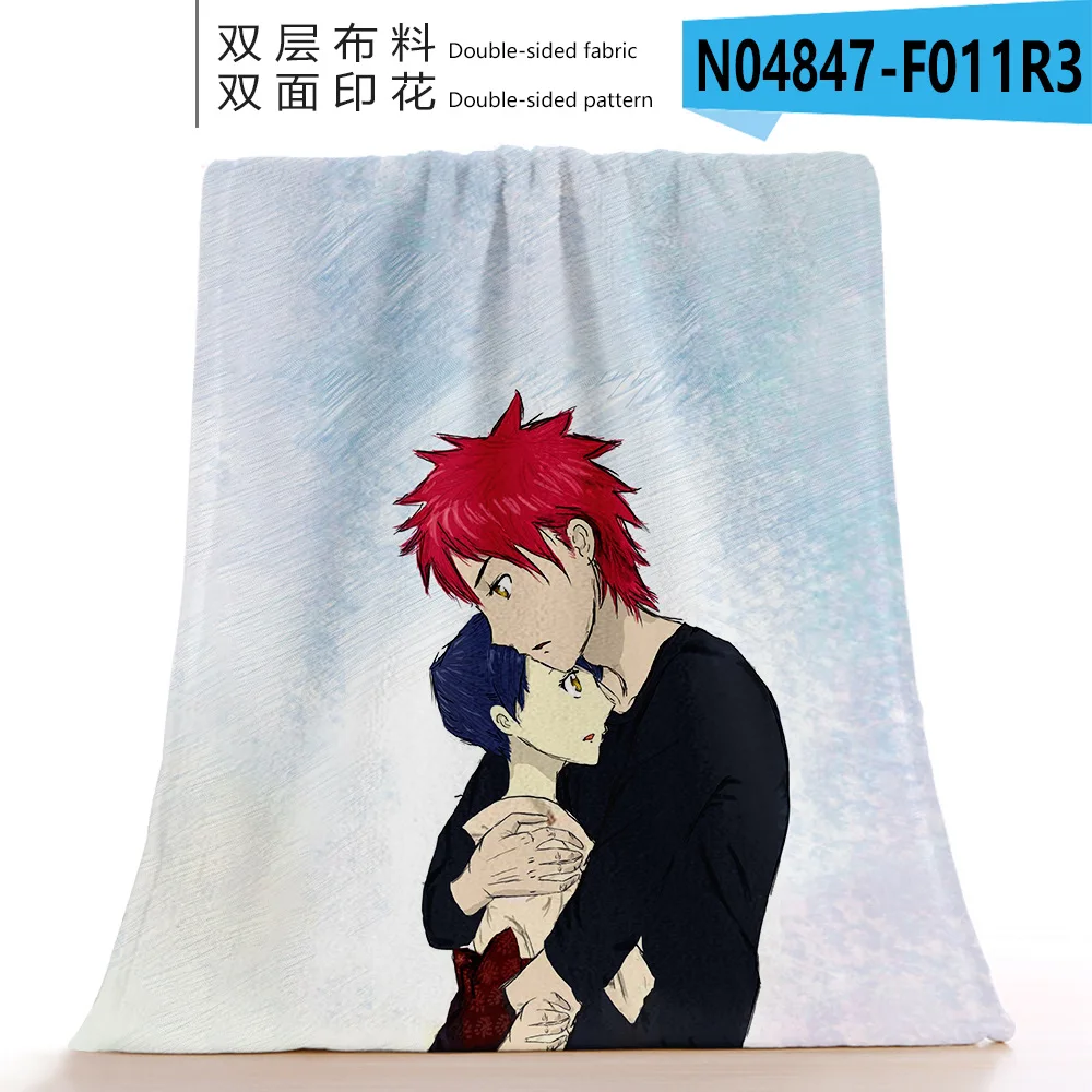Double-Thickened Anime Food Wars Shokugeki no Soma For Bedroom Sofa Travel Car Double-Printd Soft Warm Flannel Fleece Blanket
Double-Thickened Anime Food Wars Shokugeki no Soma For Bedroom Sofa Travel Car Double-Printd Soft Warm Flannel Fleece Blanket