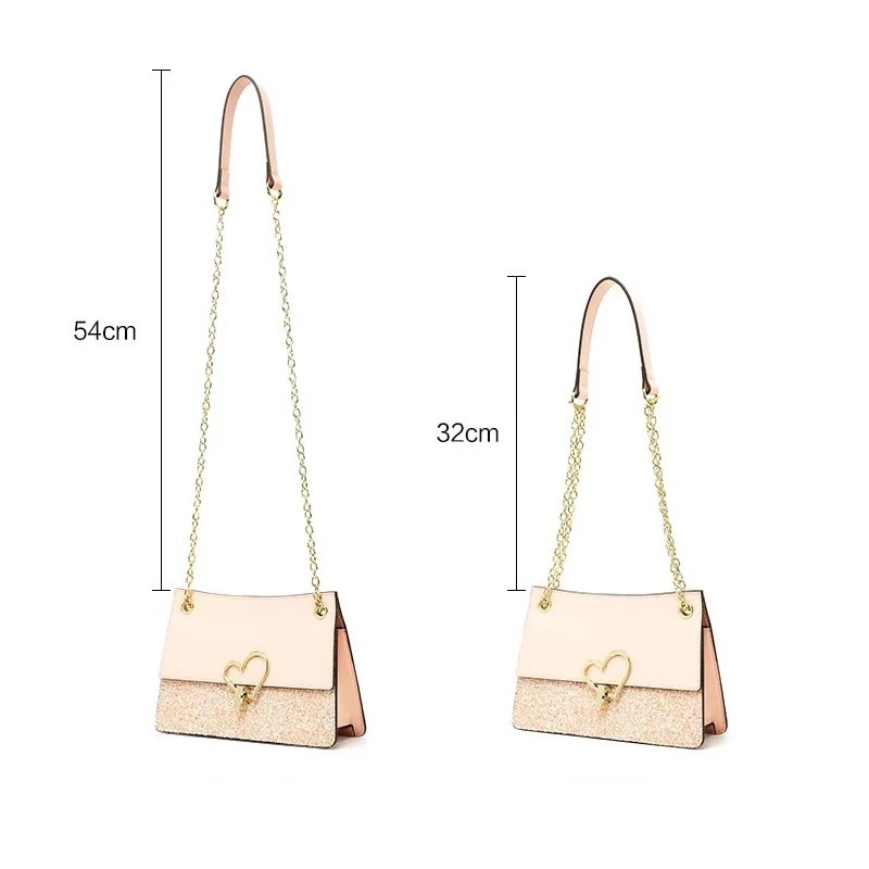 Autumn Women Metal Chain Bag PU Clutch Fashion Ladies Shell Messenger Shoulder Bag 2020 Sequin Design Money Bag Phone Pack Purse
Autumn Women Metal Chain Bag PU Clutch Fashion Ladies Shell Messenger Shoulder Bag 2020 Sequin Design Money Bag Phone Pack Purse