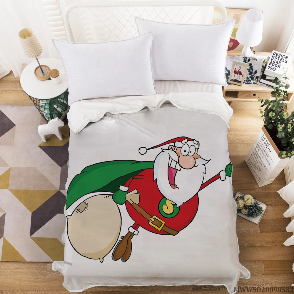Cartoon Santa Claus Print Blanket 3D Creative Blanket Soft For Kids Adult Bedroom Decoration Modern Home Bed Set
Cartoon Santa Claus Print Blanket 3D Creative Blanket Soft For Kids Adult Bedroom Decoration Modern Home Bed Set