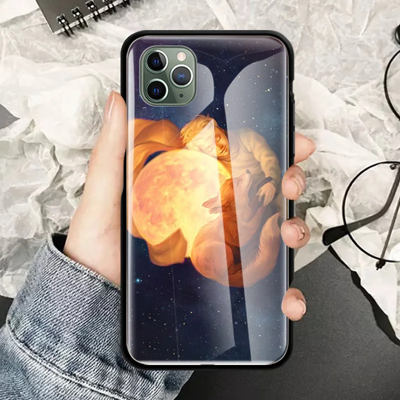 The Little Prince And Fox Tempered Glass Phone case for iPhone 11 12 Pro XR X 7 8 XS Max 6 6S Plus SE 2020 Cover Shell Coque
The Little Prince And Fox Tempered Glass Phone case for iPhone 11 12 Pro XR X 7 8 XS Max 6 6S Plus SE 2020 Cover Shell Coque
