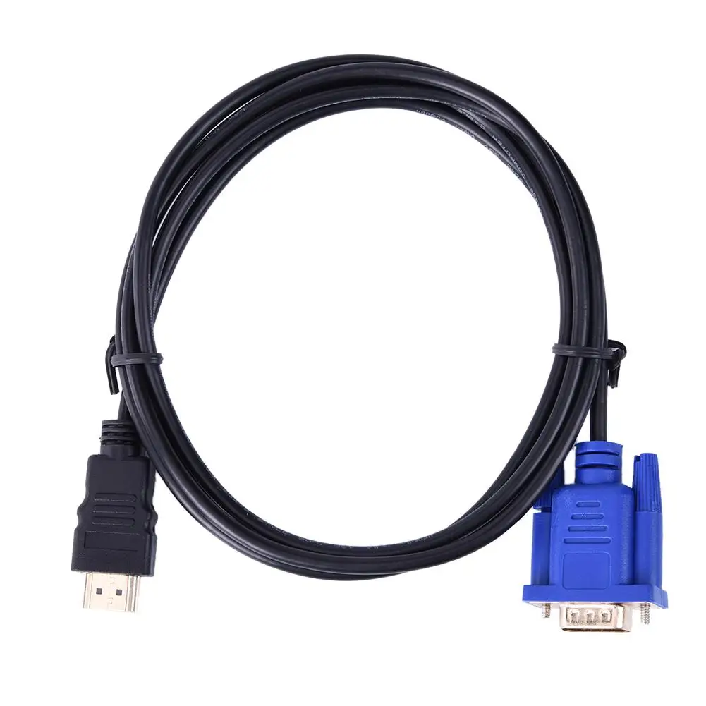 1 8 м HDMI-совместимый кабель для адаптера VGA Digital 1080P HD с аудио преобразователем