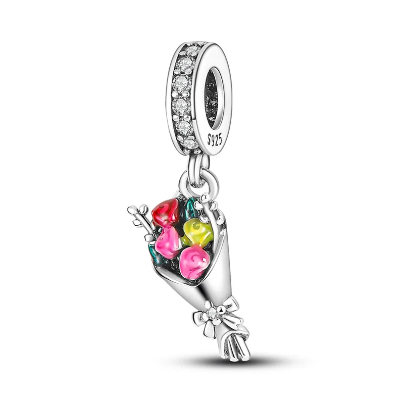 Fits Original Pandach Bracelet Necklace Silver Color Fresh Flowers Charms Beads Silver Color Pendant Women DIY Fine Jewelry
Fits Original Pandach Bracelet Necklace Silver Color Fresh Flowers Charms Beads Silver Color Pendant Women DIY Fine Jewelry