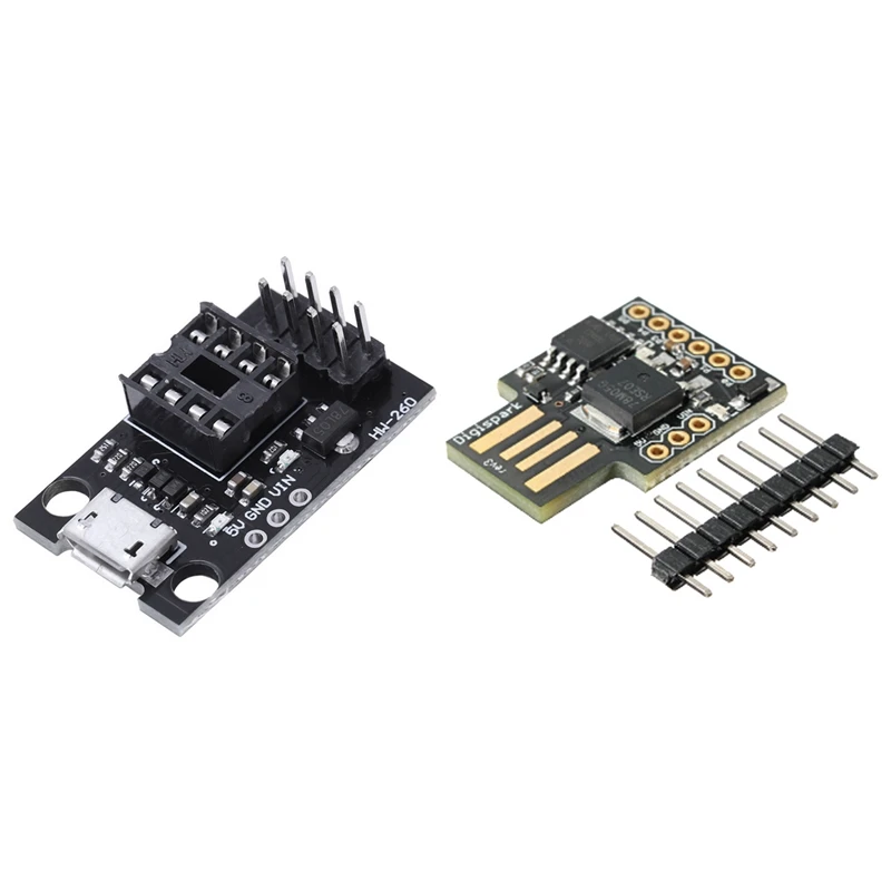 1 шт., макетная плата для программатора Attiny13A и 1 шт., макетная плата Attiny85, Usb для Arduino Digispark
1 шт., макетная плата для программатора Attiny13A и 1 шт., макетная плата Attiny85, Usb для Arduino Digispark