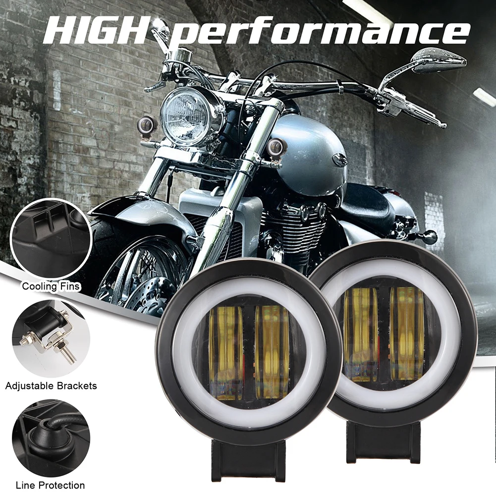 3 inch Round LED Motorcycle Light 40W Spotlight External Off-Road Work Light Angel Eye Fog Lamp IP68 Waterproof for Truck SUV
3 inch Round LED Motorcycle Light 40W Spotlight External Off-Road Work Light Angel Eye Fog Lamp IP68 Waterproof for Truck SUV