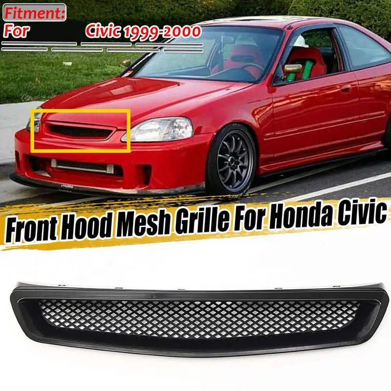Автомобильный передний с капюшоном, сетка бампер гонки решетка для Honda Civic EK CX DX EX HX Тип R 1999-2000
Автомобильный передний с капюшоном, сетка бампер гонки решетка для Honda Civic EK CX DX EX HX Тип R 1999-2000