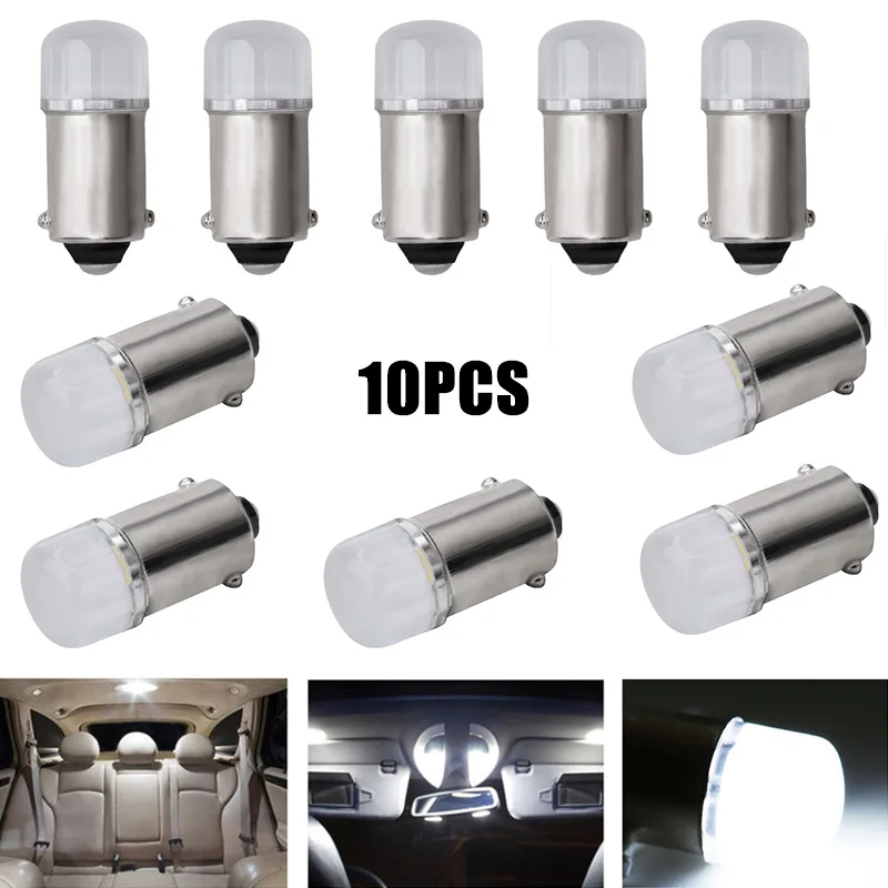 10PCS Super Bright 12V Car Led Light BA9S Ceramic COB LED Light Bulbs BA9S T4W Car License Plate Light Reading Lamp White
10PCS Super Bright 12V Car Led Light BA9S Ceramic COB LED Light Bulbs BA9S T4W Car License Plate Light Reading Lamp White