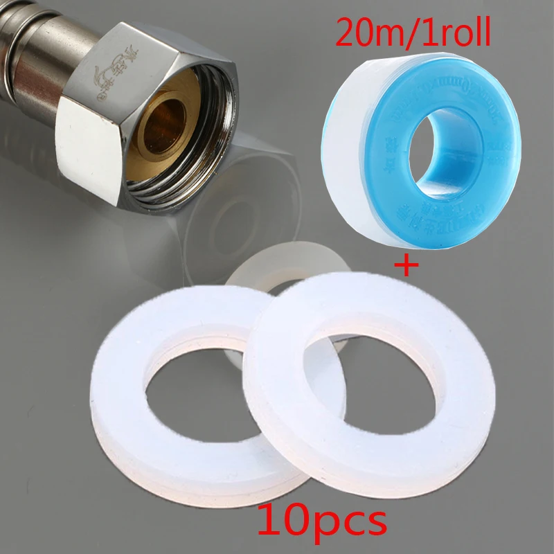 10 PCS Fit G1/2" G3/4" G1-1" Sanitary O-ring Silicone Gasket Seal Ring Bellows Gas Pipe Flat Washer PTFE flange gasket PTFE
10 PCS Fit G1/2" G3/4" G1-1" Sanitary O-ring Silicone Gasket Seal Ring Bellows Gas Pipe Flat Washer PTFE flange gasket PTFE