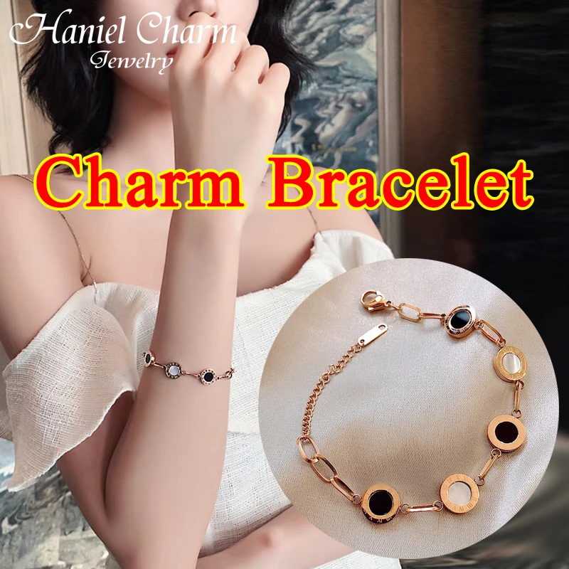 2021 Luxury Famous Brand Jewelry Rose Gold Stainless Steel Roman numerals Bracelets & Bangles Female Charm Bracelet For Women
2021 Luxury Famous Brand Jewelry Rose Gold Stainless Steel Roman numerals Bracelets & Bangles Female Charm Bracelet For Women