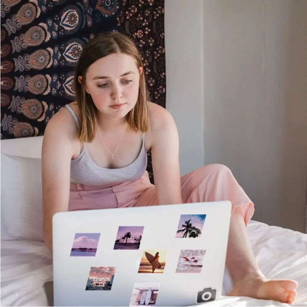 62pcs INS Style Pink Landscape Stickers Aesthetic California Sunshine Decals Luggage Laptop Skateboard Phone Sticker
62pcs INS Style Pink Landscape Stickers Aesthetic California Sunshine Decals Luggage Laptop Skateboard Phone Sticker