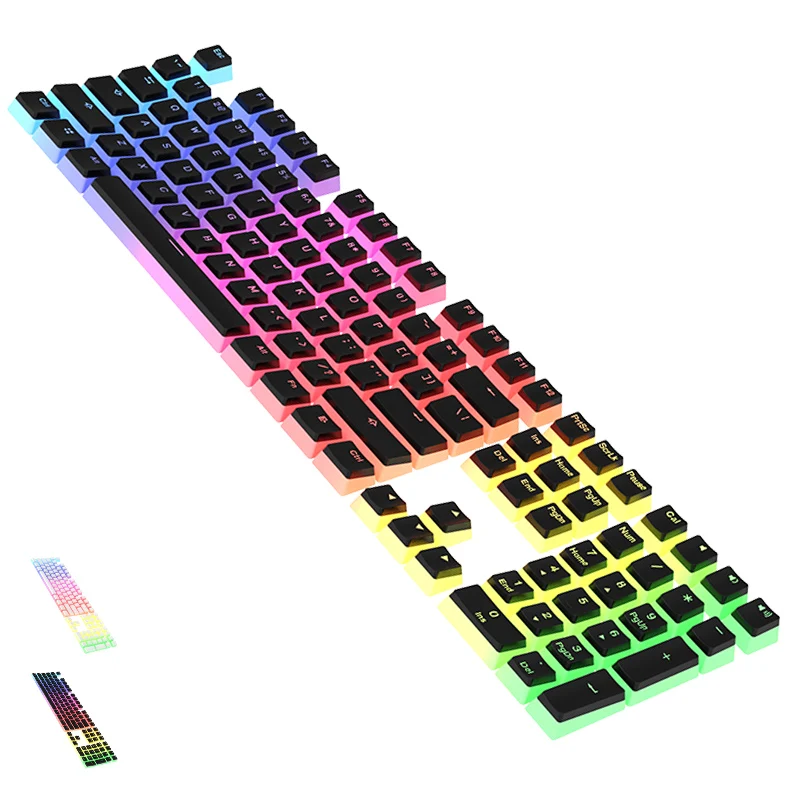 108pcs/set ABS pudding Universal backlight keycap keycaps are suitable for Cherry mechanical keyboard computer peripherals suita
108pcs/set ABS pudding Universal backlight keycap keycaps are suitable for Cherry mechanical keyboard computer peripherals suita