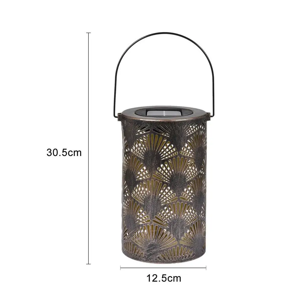 IP55 Solar Power Lantern Outdoor Hollow Metal Projection LED Hanging Lamp Garden Iron Craft Night Light Yard Porch Lawn Decor
IP55 Solar Power Lantern Outdoor Hollow Metal Projection LED Hanging Lamp Garden Iron Craft Night Light Yard Porch Lawn Decor