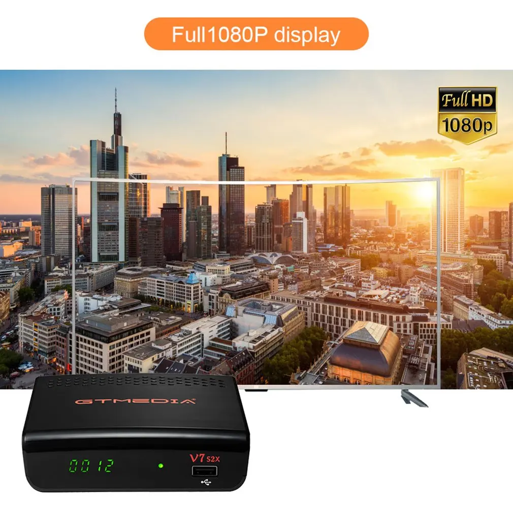 Digital GTmedia V7 S2X HD Receptor support usb wifi DVB-S2 H.265 V7S2X decoder powered by GTmedia V7S HD TV box no app included
Digital GTmedia V7 S2X HD Receptor support usb wifi DVB-S2 H.265 V7S2X decoder powered by GTmedia V7S HD TV box no app included