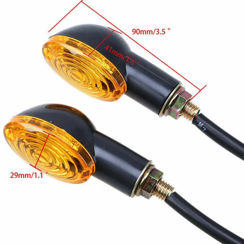 12V Lights 2 X Turn Signal Accessories Amber Blinker Fit Indicator Motorcycle Parts Scooter
12V Lights 2 X Turn Signal Accessories Amber Blinker Fit Indicator Motorcycle Parts Scooter
