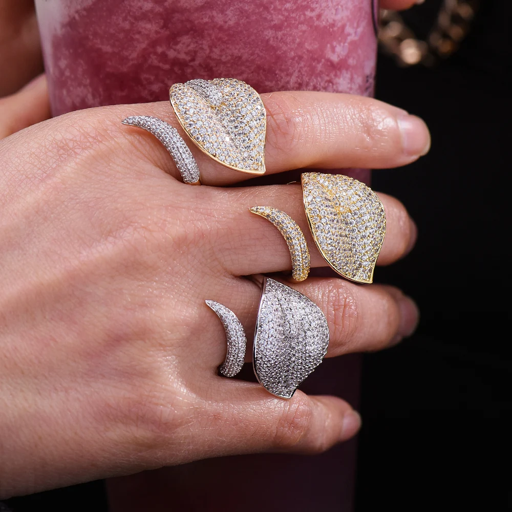 missvikki Luxury Noble Women Big Leaf Ring Gothic Dubai Style Bridal Wedding Party Anniversary Best Gift Jewelry High Quality
missvikki Luxury Noble Women Big Leaf Ring Gothic Dubai Style Bridal Wedding Party Anniversary Best Gift Jewelry High Quality