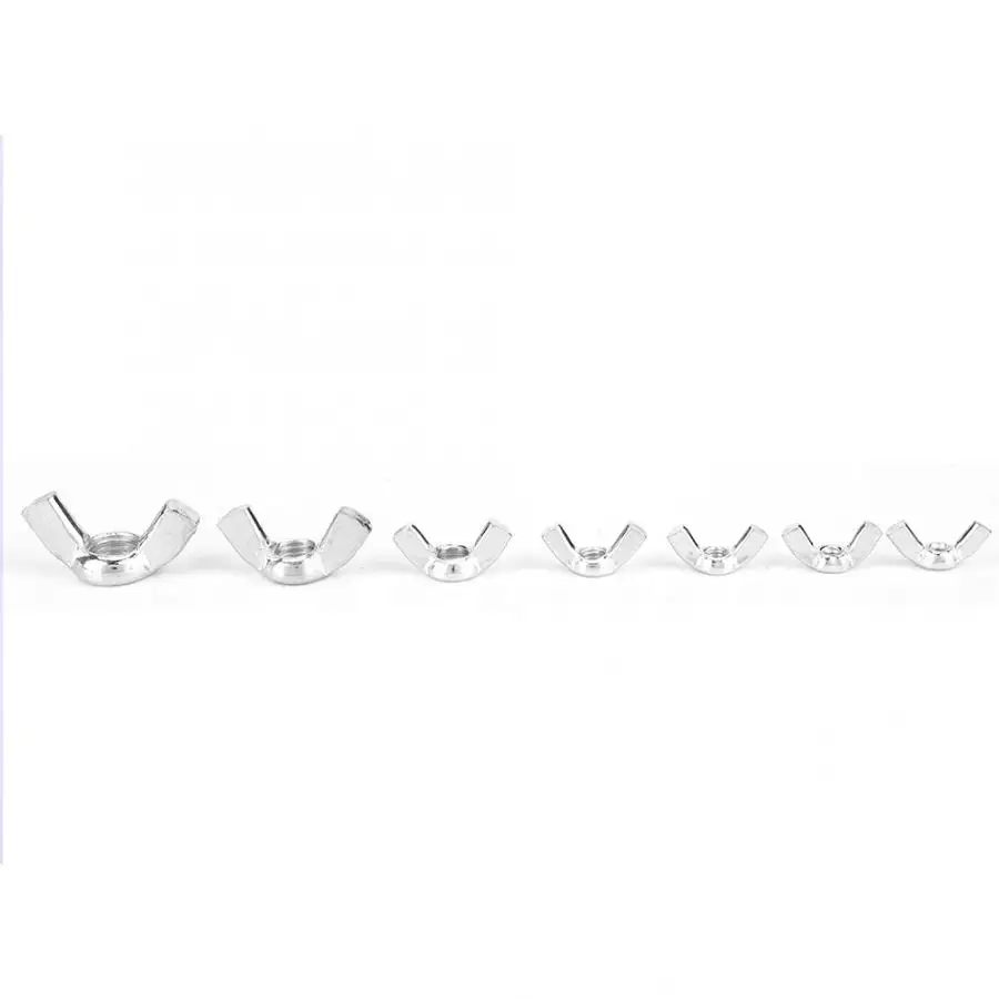 100Pcs/Box Butterfly Wing Nuts M3/M4/M5/M6/M8/M10/M12 Carbon Steel Galvanized Hand Easily Tighten Loosen Ingot Nut Fastener Tool
100Pcs/Box Butterfly Wing Nuts M3/M4/M5/M6/M8/M10/M12 Carbon Steel Galvanized Hand Easily Tighten Loosen Ingot Nut Fastener Tool