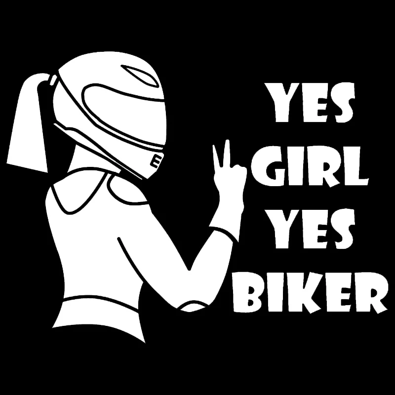 Fashion Car Sticker Cool Yes Girl Yes Biker Auto Styling Waterproof Vinyl Decal for Motorcycle JDM VW Nissan,16cm*15cm
Fashion Car Sticker Cool Yes Girl Yes Biker Auto Styling Waterproof Vinyl Decal for Motorcycle JDM VW Nissan,16cm*15cm