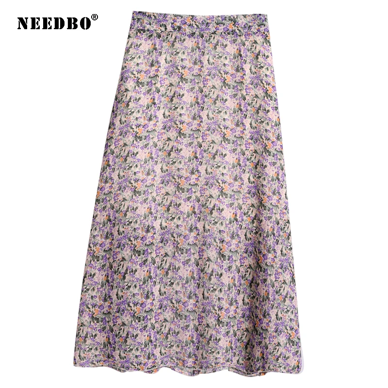 NEEDBO Midi Skirt for Women Holiday Beach Boho Skirt Summer Midi Skirt Floral Print Elegant Chiffon Faldas Mujer Skirts Womens
NEEDBO Midi Skirt for Women Holiday Beach Boho Skirt Summer Midi Skirt Floral Print Elegant Chiffon Faldas Mujer Skirts Womens