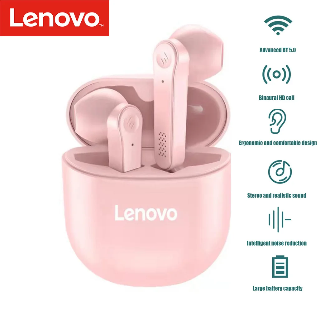 Original Lenovo Earphones TWS Wireless Bluetooth 5.0 Headphone Touch Control in-Ear Headset Stereo Bass Music Earbuds with Mic
Original Lenovo Earphones TWS Wireless Bluetooth 5.0 Headphone Touch Control in-Ear Headset Stereo Bass Music Earbuds with Mic