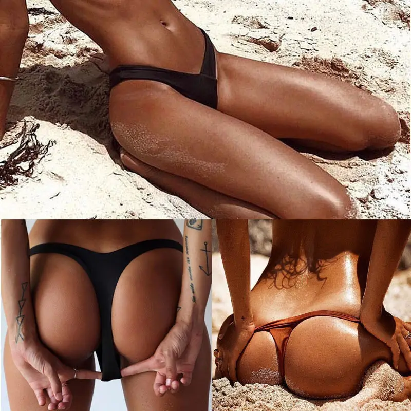 Sexy Women Bikini Bottom V Cheeky Bottom Beach Thong Brazilian Swimwear Swimsuit Beachwear shorts
Sexy Women Bikini Bottom V Cheeky Bottom Beach Thong Brazilian Swimwear Swimsuit Beachwear shorts