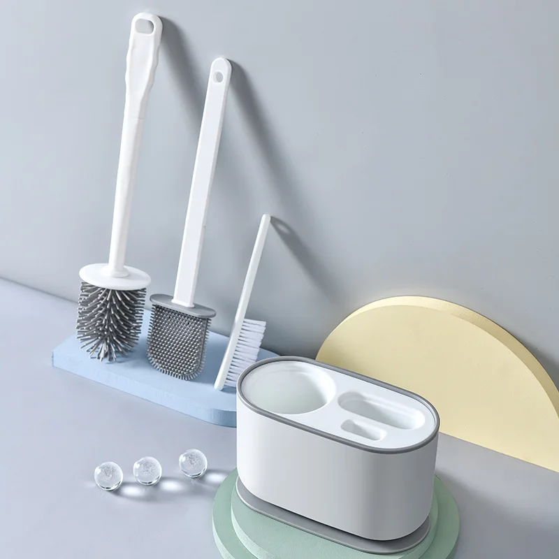 New wall mounted vertical three in one long handle toilet brush set no dead corner gap toilet cleaning brush
New wall mounted vertical three in one long handle toilet brush set no dead corner gap toilet cleaning brush