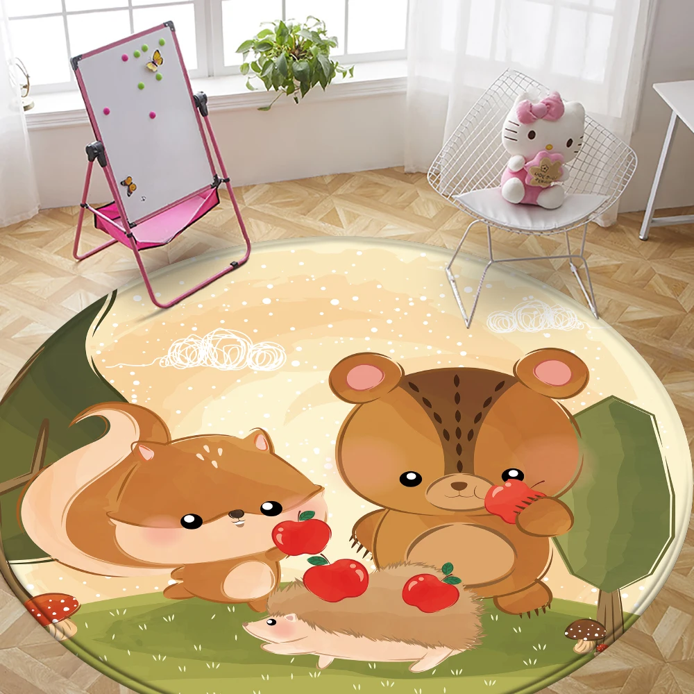 Kоврик детский 2021 Round Carpet Baby Playmat Non-Slip Children Flannel Carpet Fox Bear Pattern Rug Living Room Carpet Tapis
Kоврик детский 2021 Round Carpet Baby Playmat Non-Slip Children Flannel Carpet Fox Bear Pattern Rug Living Room Carpet Tapis