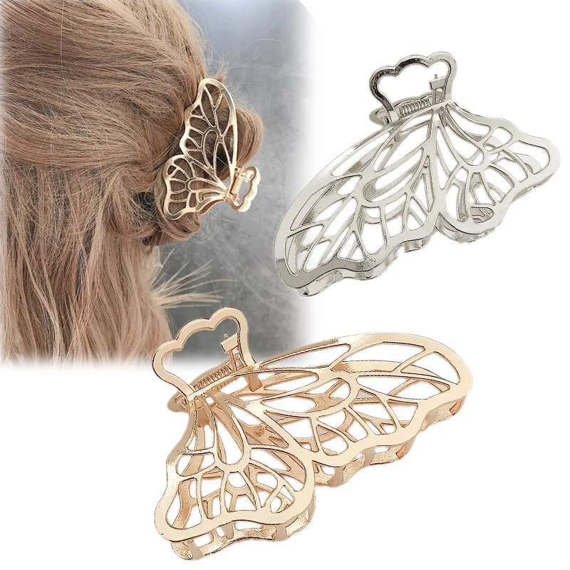 Large Metal Butterfly Hairpin Hair Accessories Women's Fashion Hair Grab Clip Headdress Hair Decorations
Large Metal Butterfly Hairpin Hair Accessories Women's Fashion Hair Grab Clip Headdress Hair Decorations