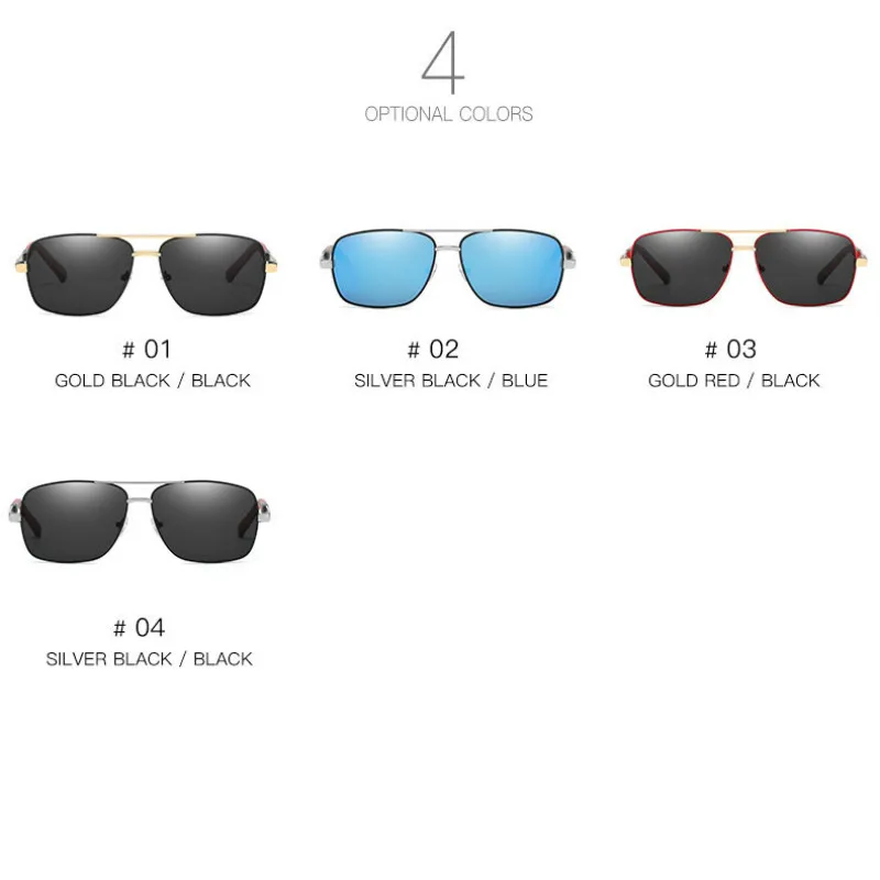 Rectangle Metal Frame Polarized Sunglasses Men/Women Anti-Skidding Driving Sun Glass Men UV Protection Goggles/Eyewear/Shades
Rectangle Metal Frame Polarized Sunglasses Men/Women Anti-Skidding Driving Sun Glass Men UV Protection Goggles/Eyewear/Shades