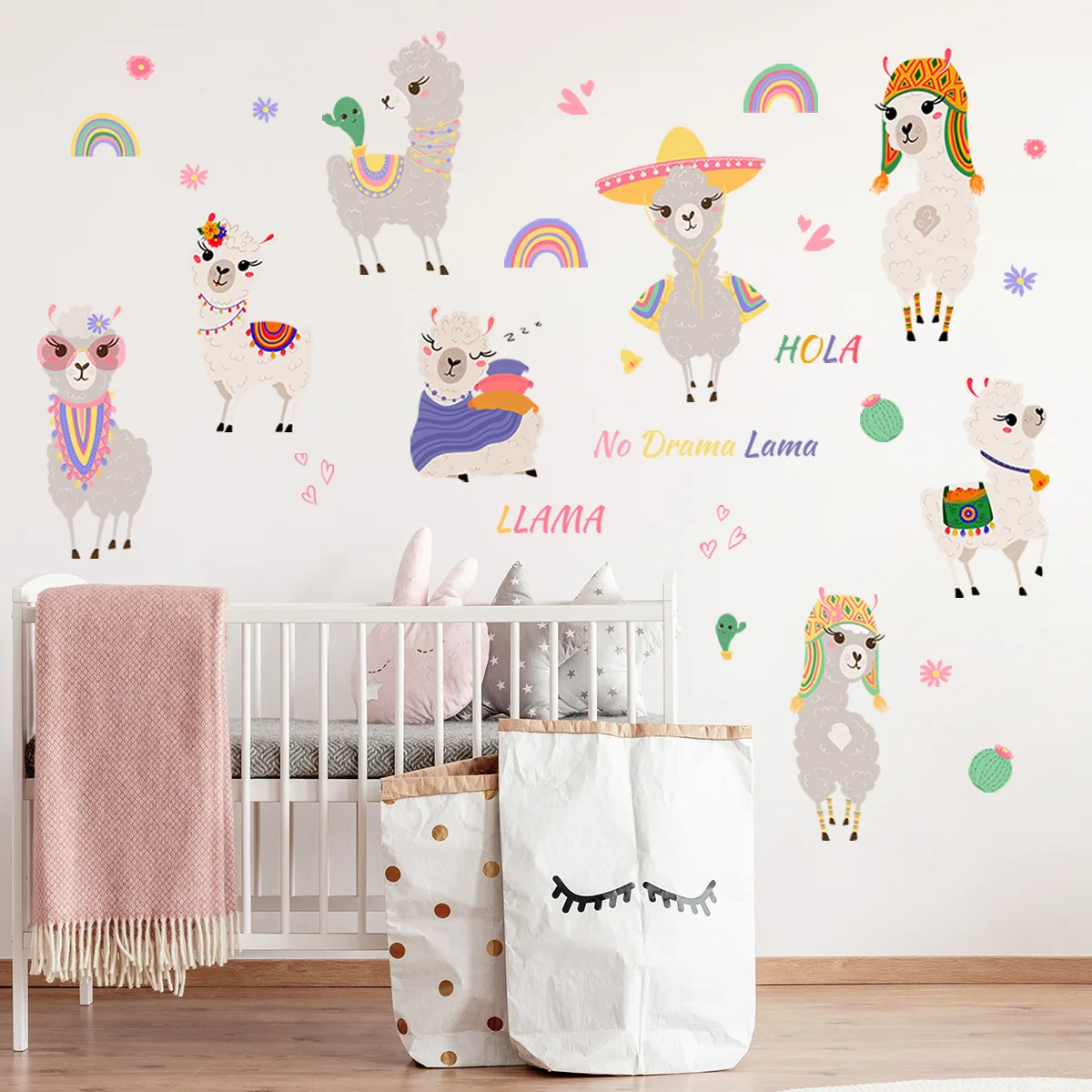 Cute Alpaca Wall Sticker for Boy Girl Kids Room Decor Aesthetic Baby Bedroom Nursery Wall Decoration Art Self Adhesive Wallpaper
Cute Alpaca Wall Sticker for Boy Girl Kids Room Decor Aesthetic Baby Bedroom Nursery Wall Decoration Art Self Adhesive Wallpaper