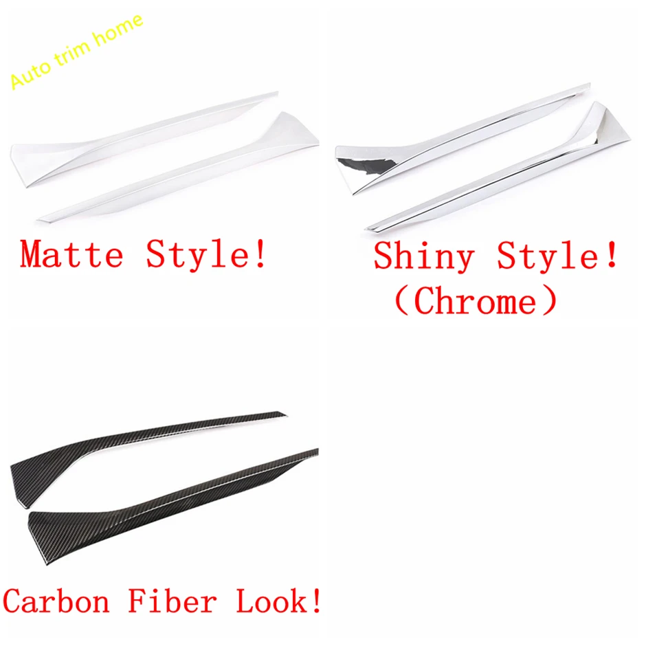 ABS Chrome / Carbon Fiber Look / Matte Exterior Front Bumper Fog Lights Lamps Eyelid Stripes Cover Trim Fit For BMW X1 F48 2020
ABS Chrome / Carbon Fiber Look / Matte Exterior Front Bumper Fog Lights Lamps Eyelid Stripes Cover Trim Fit For BMW X1 F48 2020