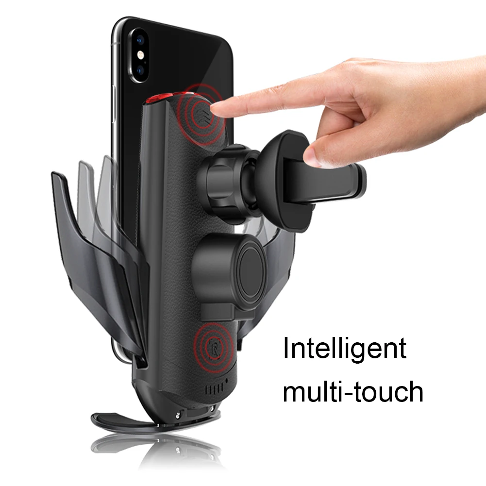 15W 360 Degree Rotation Automatic Clamping Charging Car Qi Wireless Charger Phone Holder Mobile Phone Chargers
15W 360 Degree Rotation Automatic Clamping Charging Car Qi Wireless Charger Phone Holder Mobile Phone Chargers