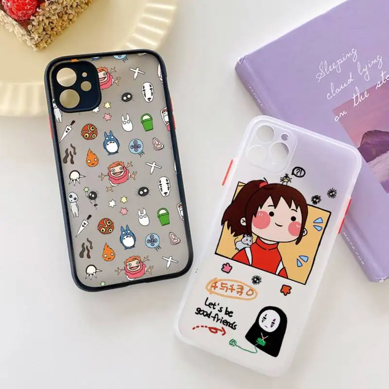 Totoro Hayao Miyazaki Japan Phone Case matte transparent For iphone 7 8 11 12 plus mini x xs xr pro max cover
Totoro Hayao Miyazaki Japan Phone Case matte transparent For iphone 7 8 11 12 plus mini x xs xr pro max cover