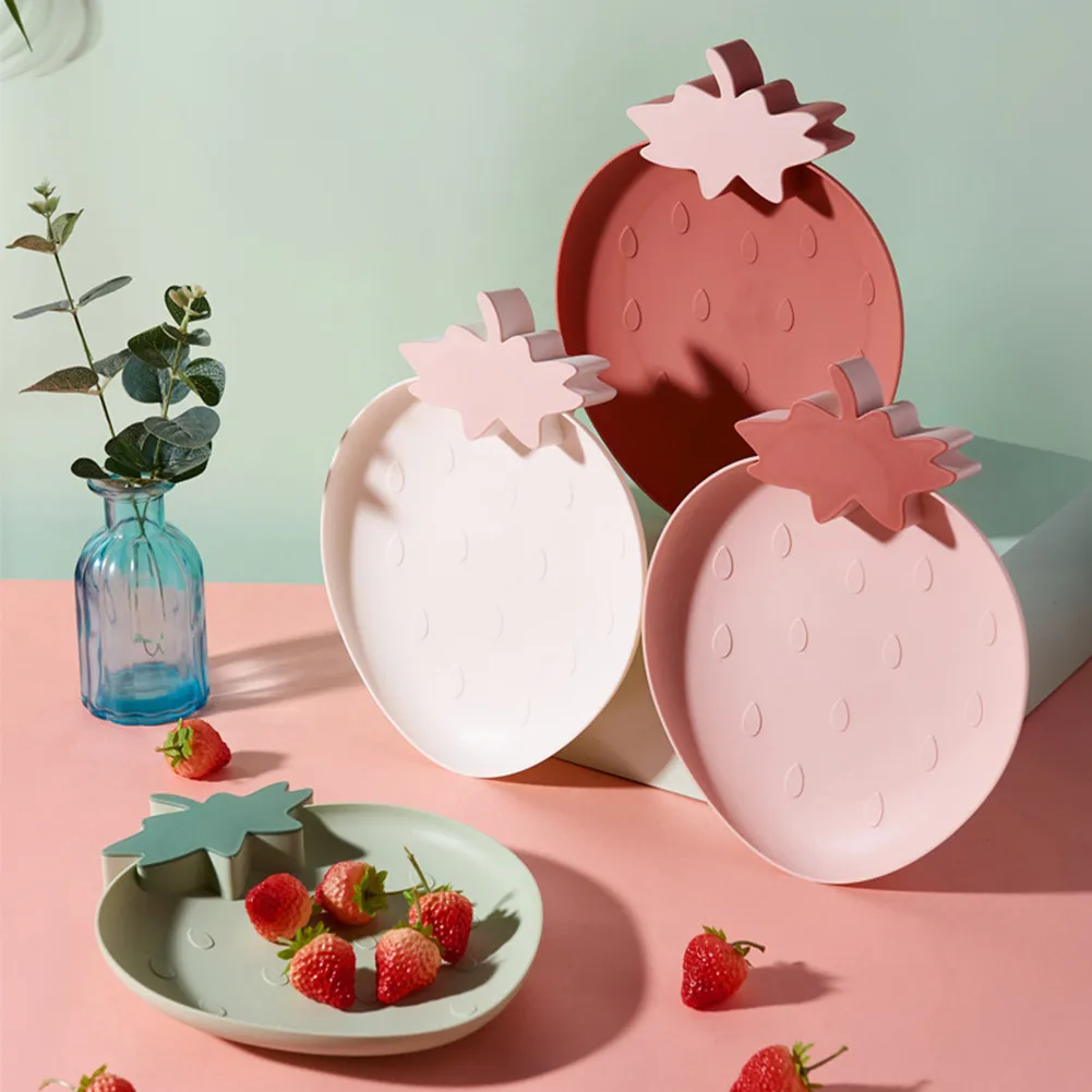 Food Tray Strawberry Shape Fruit Candy Cute Plate Snack Dish Fruit Dry Food Plate Household Plastic Serving Plate For Home
Food Tray Strawberry Shape Fruit Candy Cute Plate Snack Dish Fruit Dry Food Plate Household Plastic Serving Plate For Home
