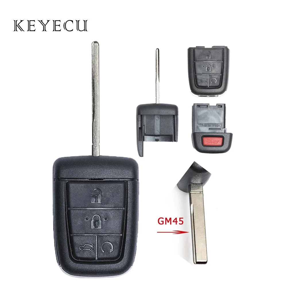 Keyecu Remote Key Shell Case 5 Buttons for Pontiac G8 / Holden VE COMMODORE Omega Berlina Calais SS SV6 HSV GTS - GM45 Blade
Keyecu Remote Key Shell Case 5 Buttons for Pontiac G8 / Holden VE COMMODORE Omega Berlina Calais SS SV6 HSV GTS - GM45 Blade