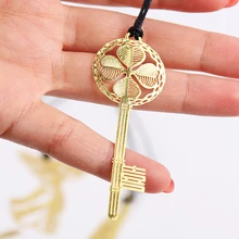 Cute Kawaii Gold Metal Bookmark Vintage Key Feather Angel Bookmarks Paper Clip for Book Korean Stationery 1PC