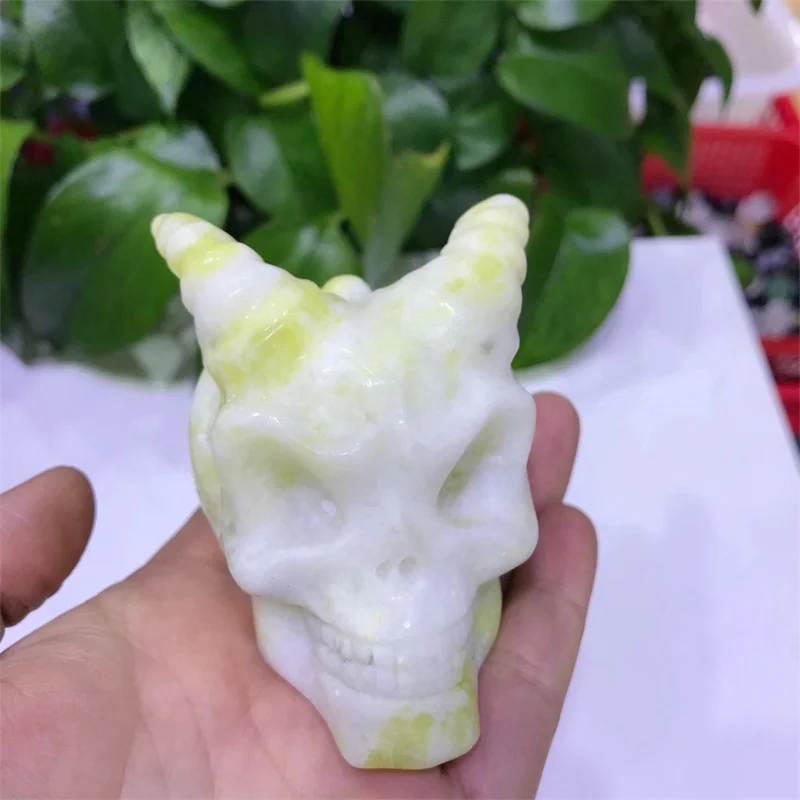 Healing Crystal Jade Skull Quartz Crystal Sculpture Natural Reiki Skull Gem Stone Home Collection Sculpture Decoration
Healing Crystal Jade Skull Quartz Crystal Sculpture Natural Reiki Skull Gem Stone Home Collection Sculpture Decoration