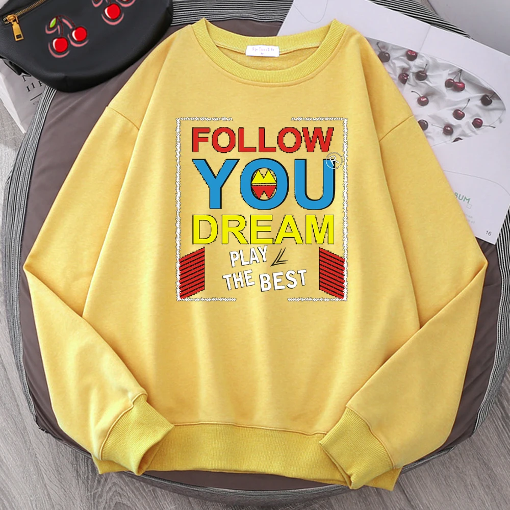 Follow You Dream Print Female Hoodies O-neck Clothes Vintage Fashion Style Hip Hop Hoodie Autumn Harajuku S-XXL Sweatshirt Woman
Follow You Dream Print Female Hoodies O-neck Clothes Vintage Fashion Style Hip Hop Hoodie Autumn Harajuku S-XXL Sweatshirt Woman