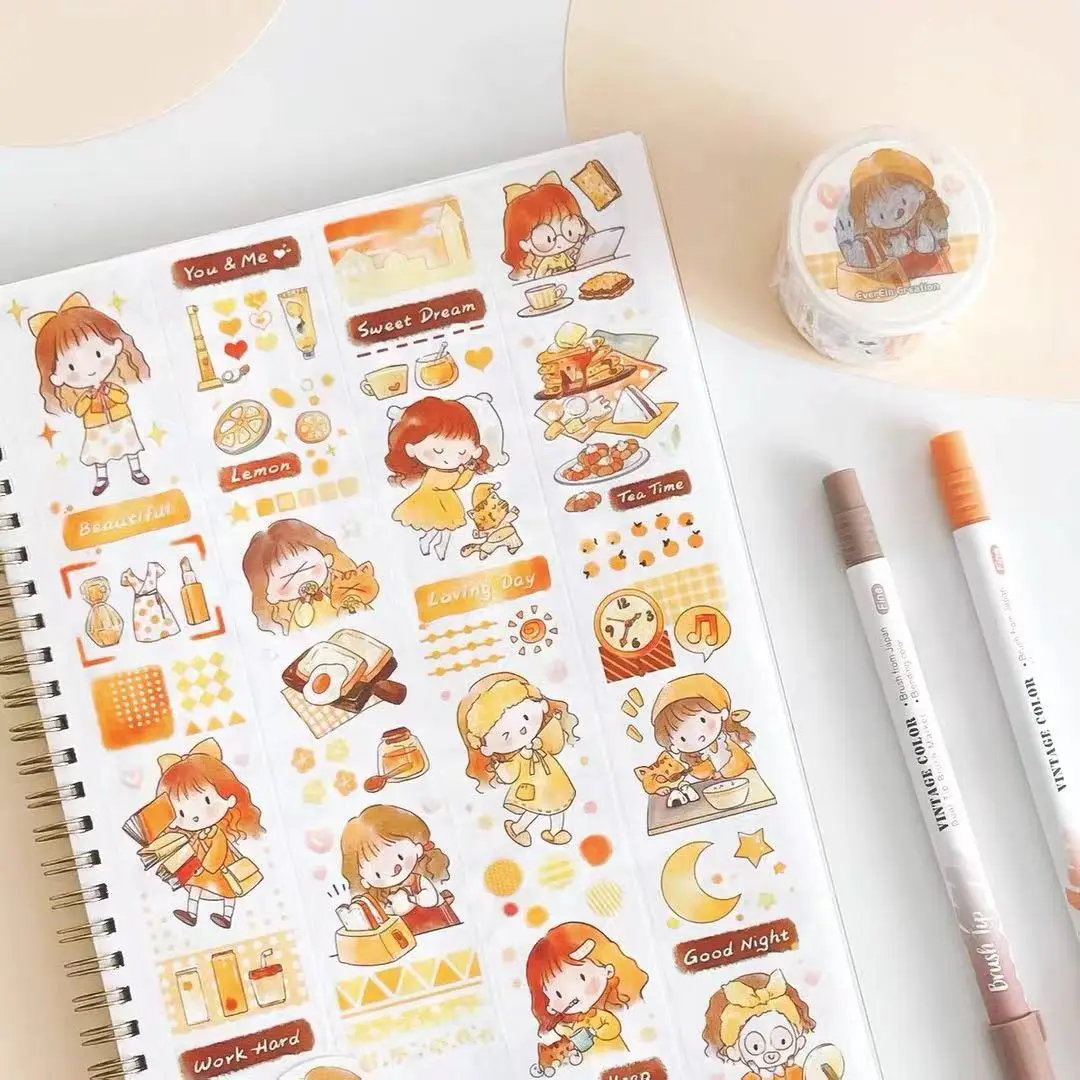 Lovely Studying Girl Washi Masking Tapes for Card Making DIY Scrapbooking Decorative Stickers
Lovely Studying Girl Washi Masking Tapes for Card Making DIY Scrapbooking Decorative Stickers
