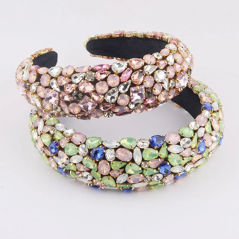 Boho Gorgeous Padded Baroque Headbands Luxury Crystal Hairbands For Women Rhinestone Tiara Bling Hair Accessories
Boho Gorgeous Padded Baroque Headbands Luxury Crystal Hairbands For Women Rhinestone Tiara Bling Hair Accessories