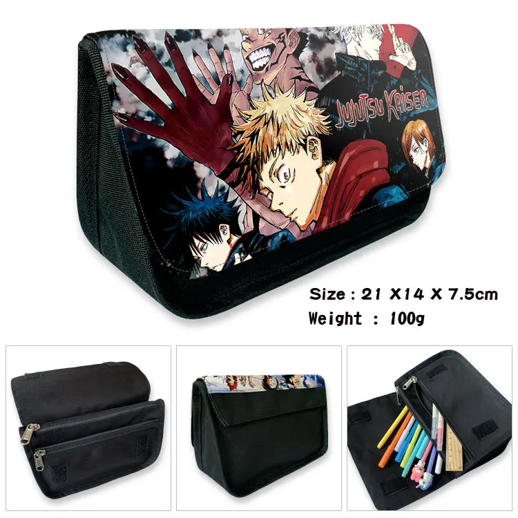 New Jujutsu Kaisen Anime Wallet Canvas Zipper Long Pencil Purse Bags Boy Girl Students School Gift
New Jujutsu Kaisen Anime Wallet Canvas Zipper Long Pencil Purse Bags Boy Girl Students School Gift