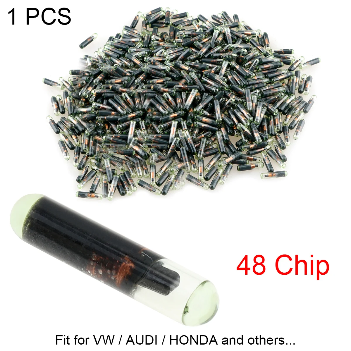 Blank ID48 Glass Chip Auto ignition Car Key Transponder Chip Replacement Fit for VW AUDI HONDA Cars Vehicle SUV Truck
Blank ID48 Glass Chip Auto ignition Car Key Transponder Chip Replacement Fit for VW AUDI HONDA Cars Vehicle SUV Truck